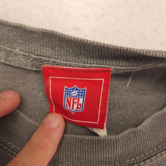 NFL New Orleans Saints Short Sleeve Football Shirt Mens Size Extra Large XL Gray - Picture 3 of 9